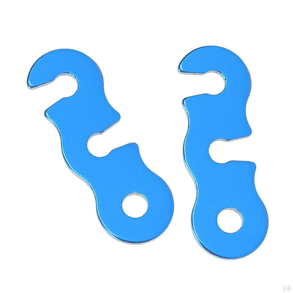 10 Rope Adjuster Adjustable Hole Aluminum Alloy Tent Tensioners for Guy line Camping Gear Outdoor