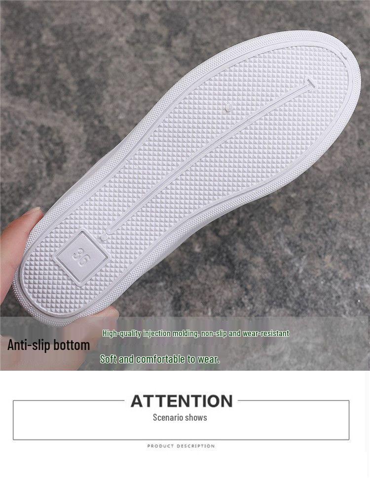 Women's White Breathable Canvas Shoes - Versatile Spring/Summer Footwear for Students, Nurses, and Moms (2025 Edition)