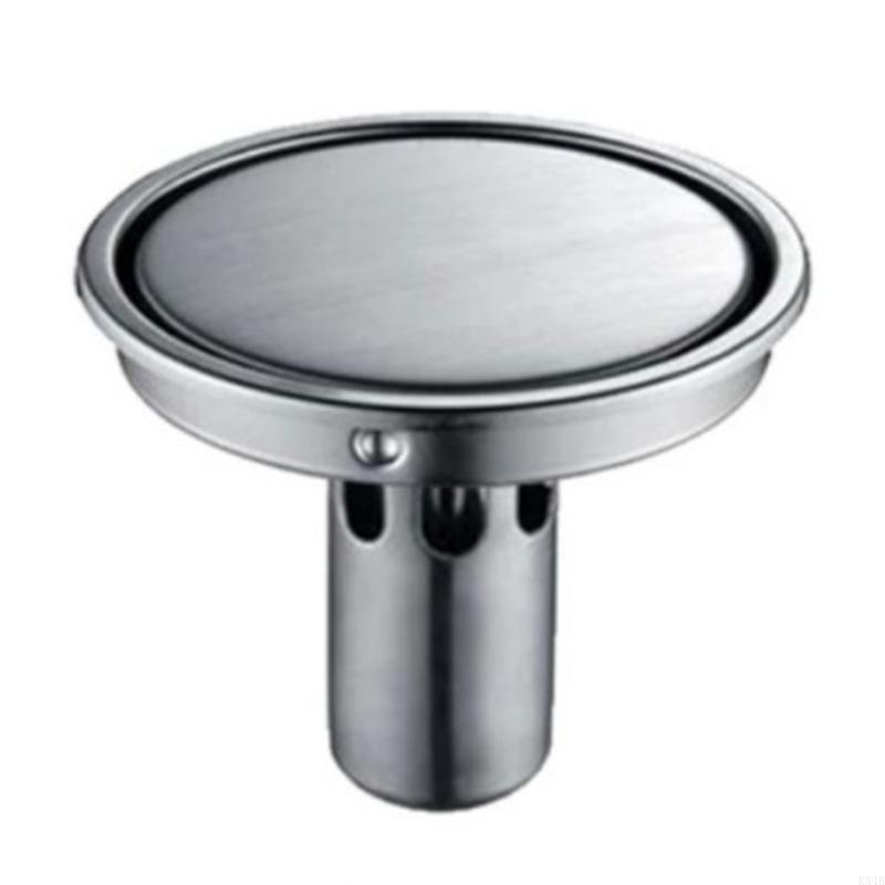 

KX4B Невидимая круглая сливная пробка из нержавеющей стали для ванной комнаты, душа, напольного фильтра, противозапахового фильтра для кухонной раковины