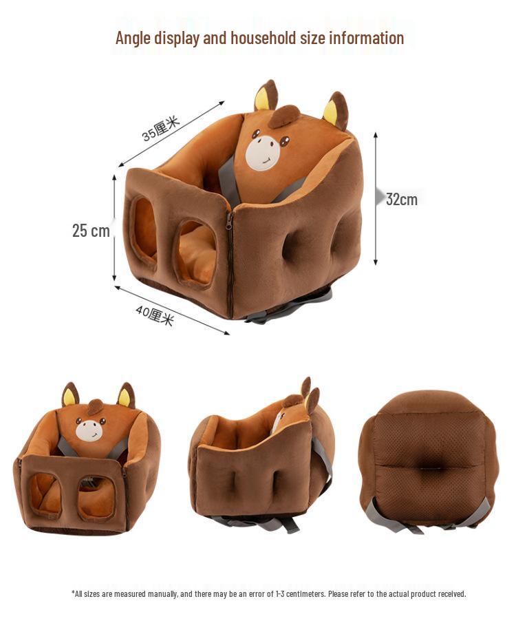 Baby Learning Chair - Plush High Chair Seat for 6-10 Months, Children's Sofa