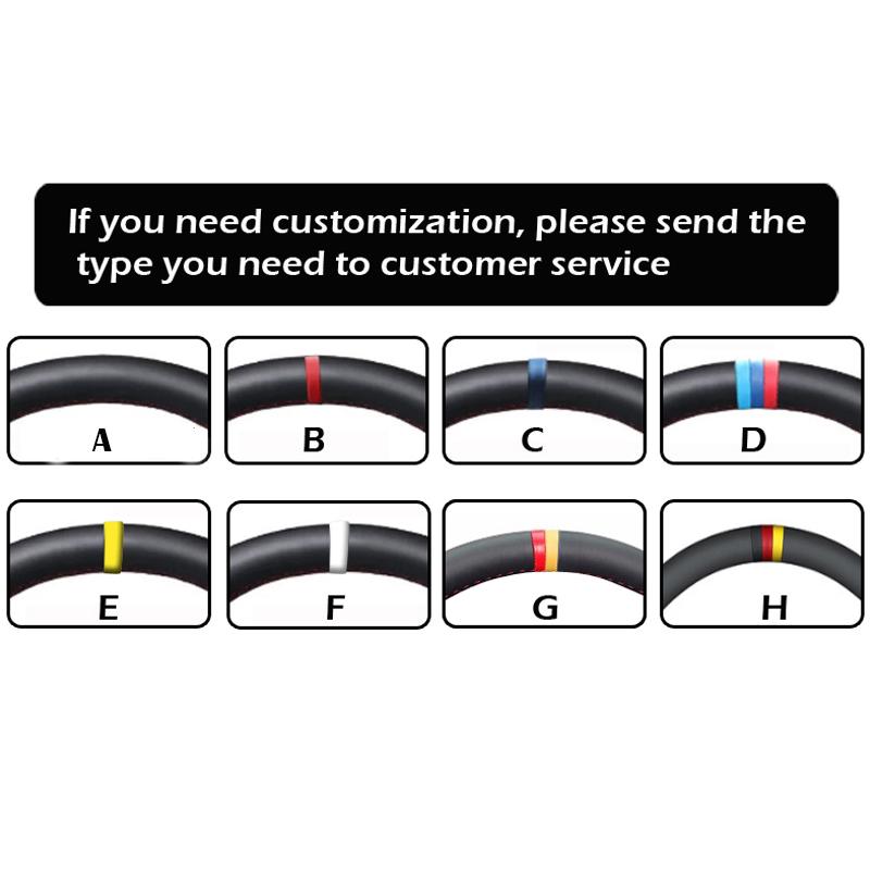 Originální kožený semišový potah na volant pro Mini(Hatchback/Mini R56/R57) Clubman Clubvan Coupe Paceman