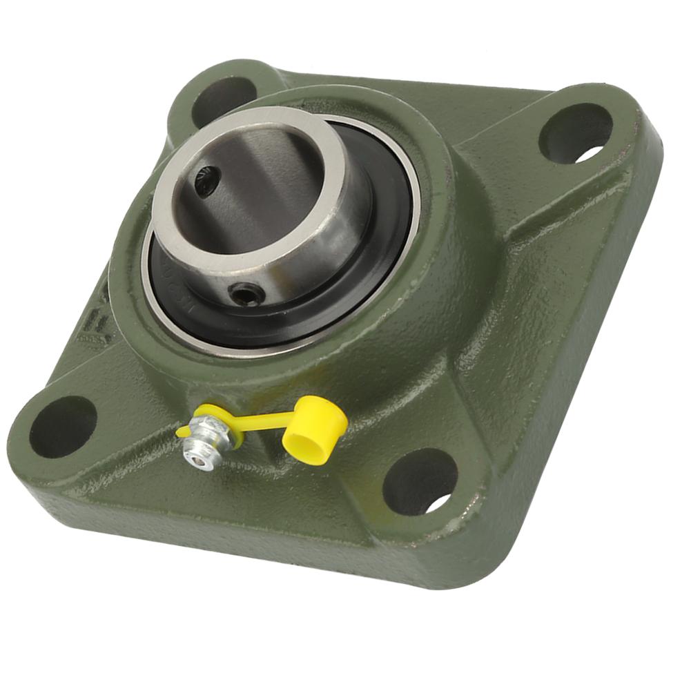 1 stk Kulelager Firkantet 4-boltsmontert Innleggslager med Støpehus (UCF204)