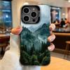 Fog Forest Mountain View Printed Phone Case Suitable for iPhone 17 16 15 14 13 12 11 Pro/Max/Plus Anti Drop and Anti Shock
