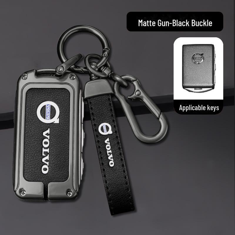 Volvo Key Cover for XC60 & S90: Car Accessories Shell for XC90, XC40, S60L - Buckle Bag Included