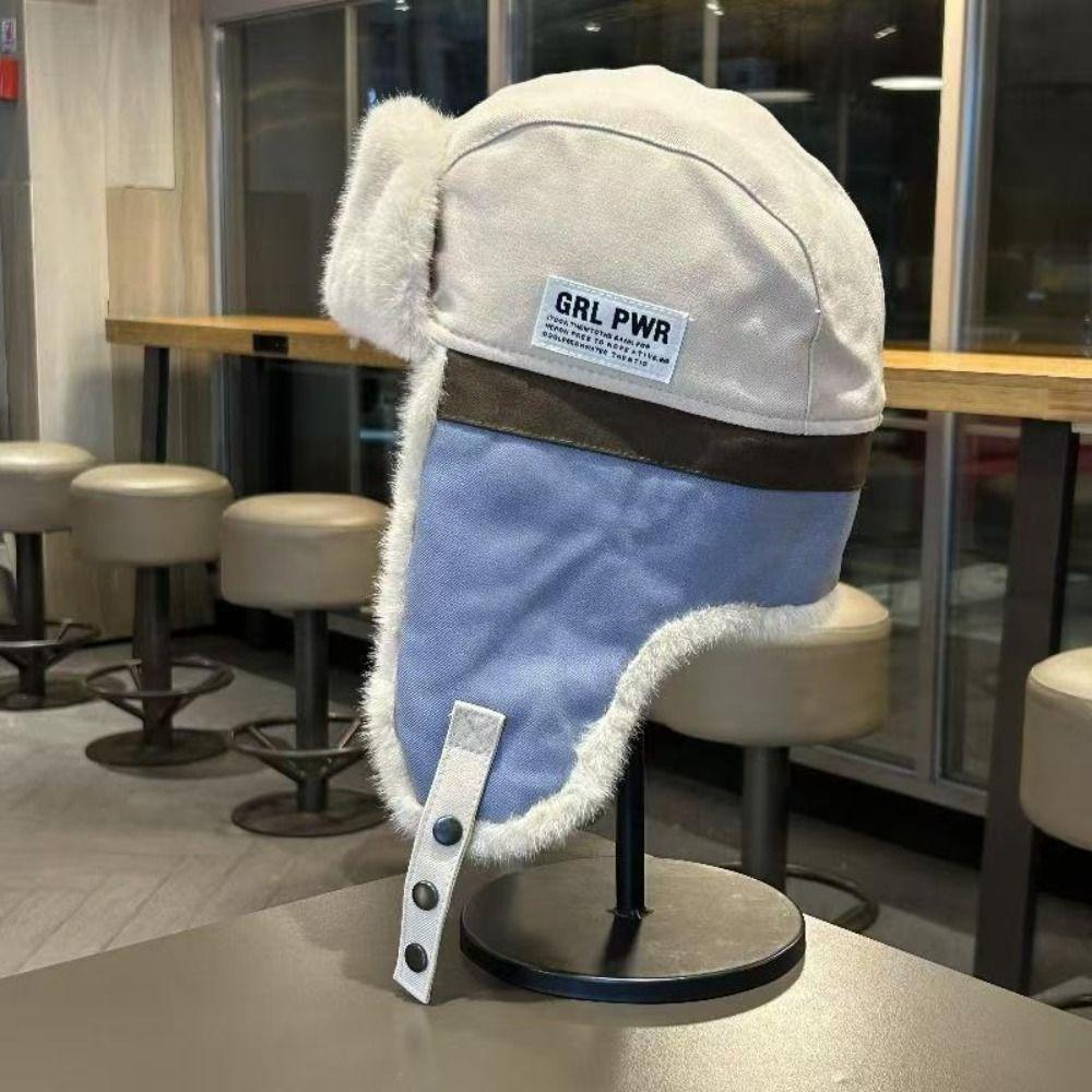 Thickened Pilot Hat Thermal Ear Protection Hat New Style Winter Cap  Cycling