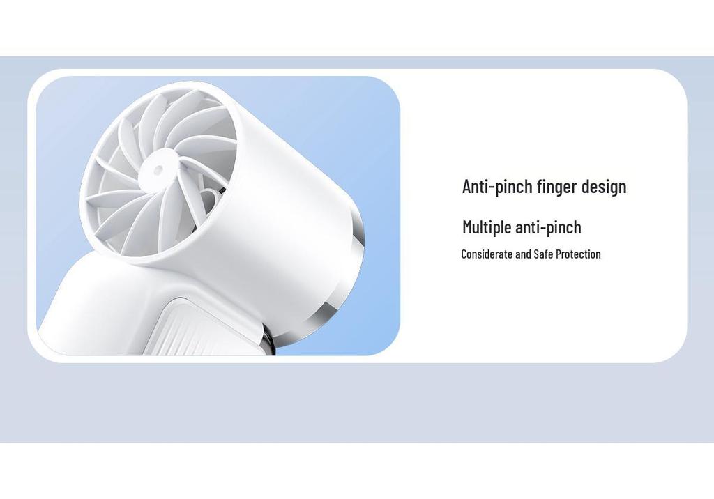 High-Speed Compact USB Mini Fan with Long-Lasting Battery