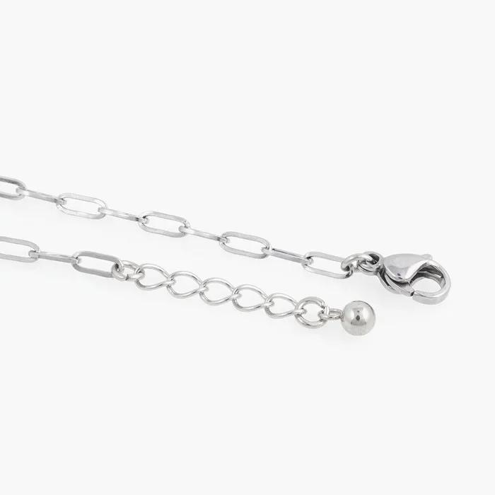 Deep Blue Rondel Cut 685 06 Slim Chain 1080 Bracelet Set (C2503-SE454_NA)