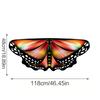 Boys Girls Shawl Butterfly Wing Dancing Party Photo Fairy Cosplay Accessory Christmas Halloween Dress up Cape Coverups