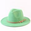 Popular European and American Classic Simple Flat-brimmed Top Hat Men's and Women's Fashionable and Elegant Versatile Jazz Hat Top Hat