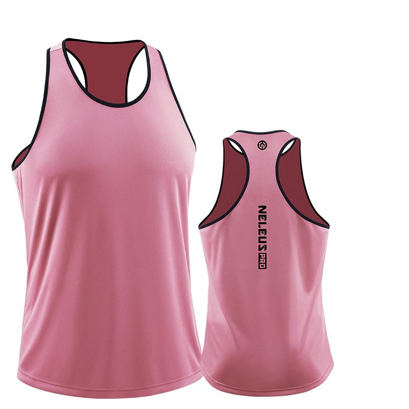 

Мужская спортивная безрукавка свободная одежда для фитнеса однотонная быстросохнущая майка баскетбольная беговая майка M красный