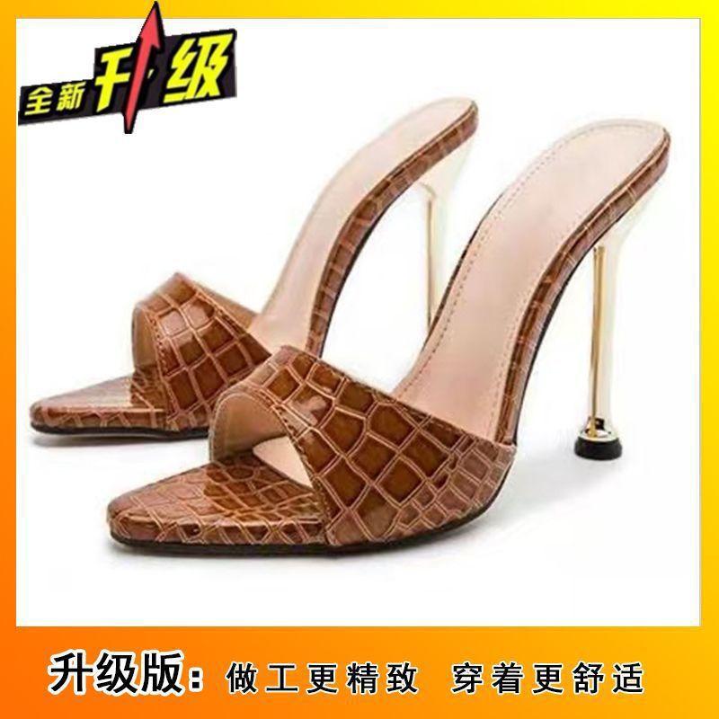 

Fashion wear comfortable sandals summer 2025 new Internet celebrity temperament open toe increase celebrity style non-slip sandals 43