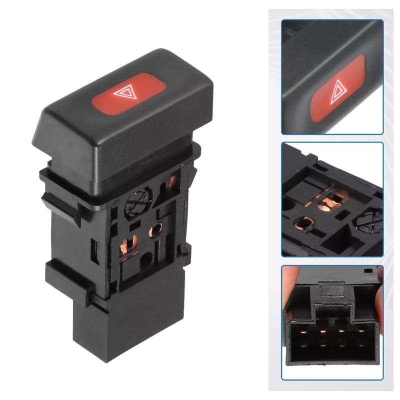 Warning Indicator Switch Warning Hazard Emergency Light Switch Button Replace 25290-F4100 25290F4300 for 1996-2000