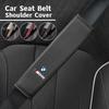 For Leather Car Seat Belt Cover Safetybelt Shoulder Protection Pad E87 E70 E91 E30 G20 E92 E93 E60 E46 E90 G30 E53 X1