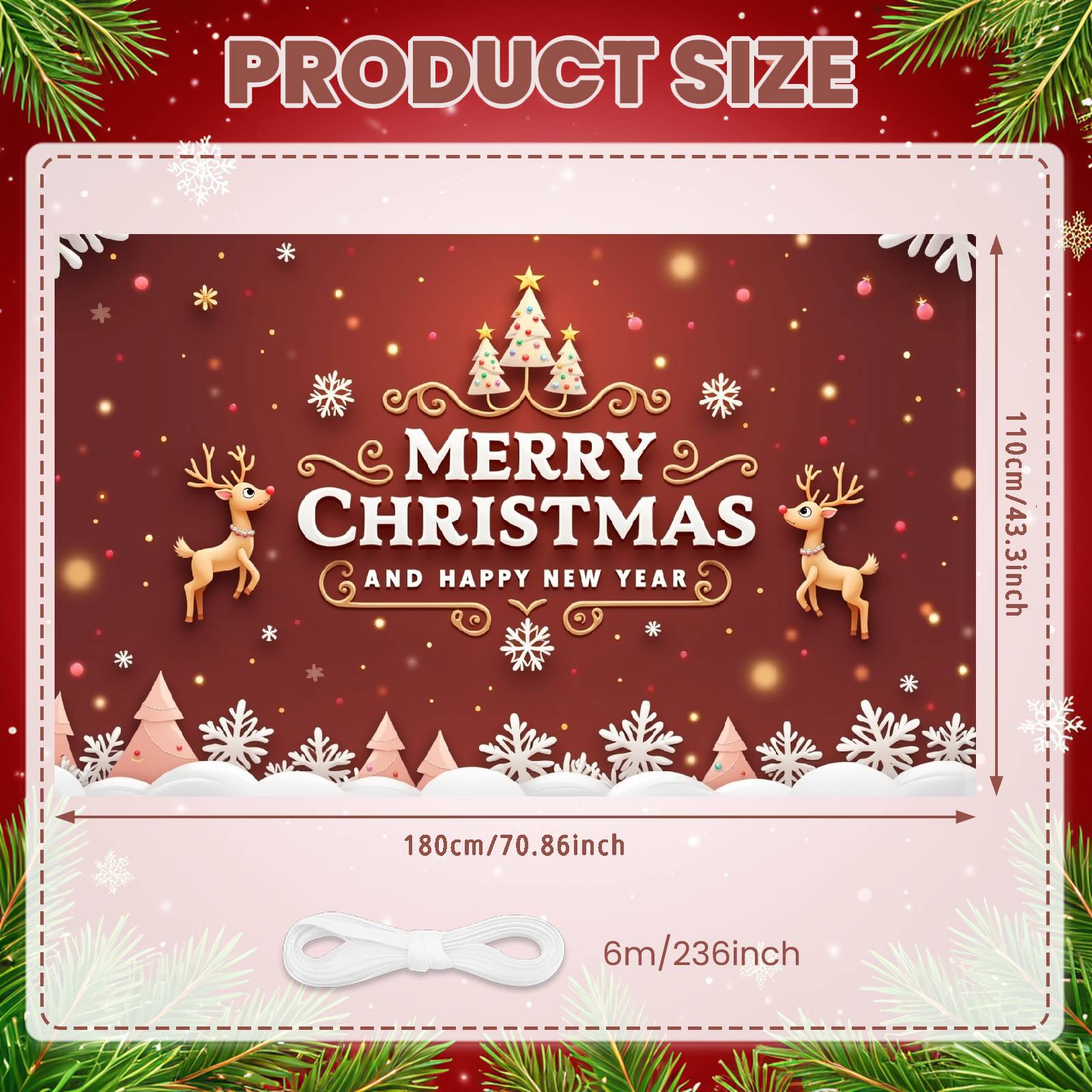 Holiday Background Merry Christmas Text Merry Christmas Background Winter Celebration Display Festive Christmas Decor Banner
