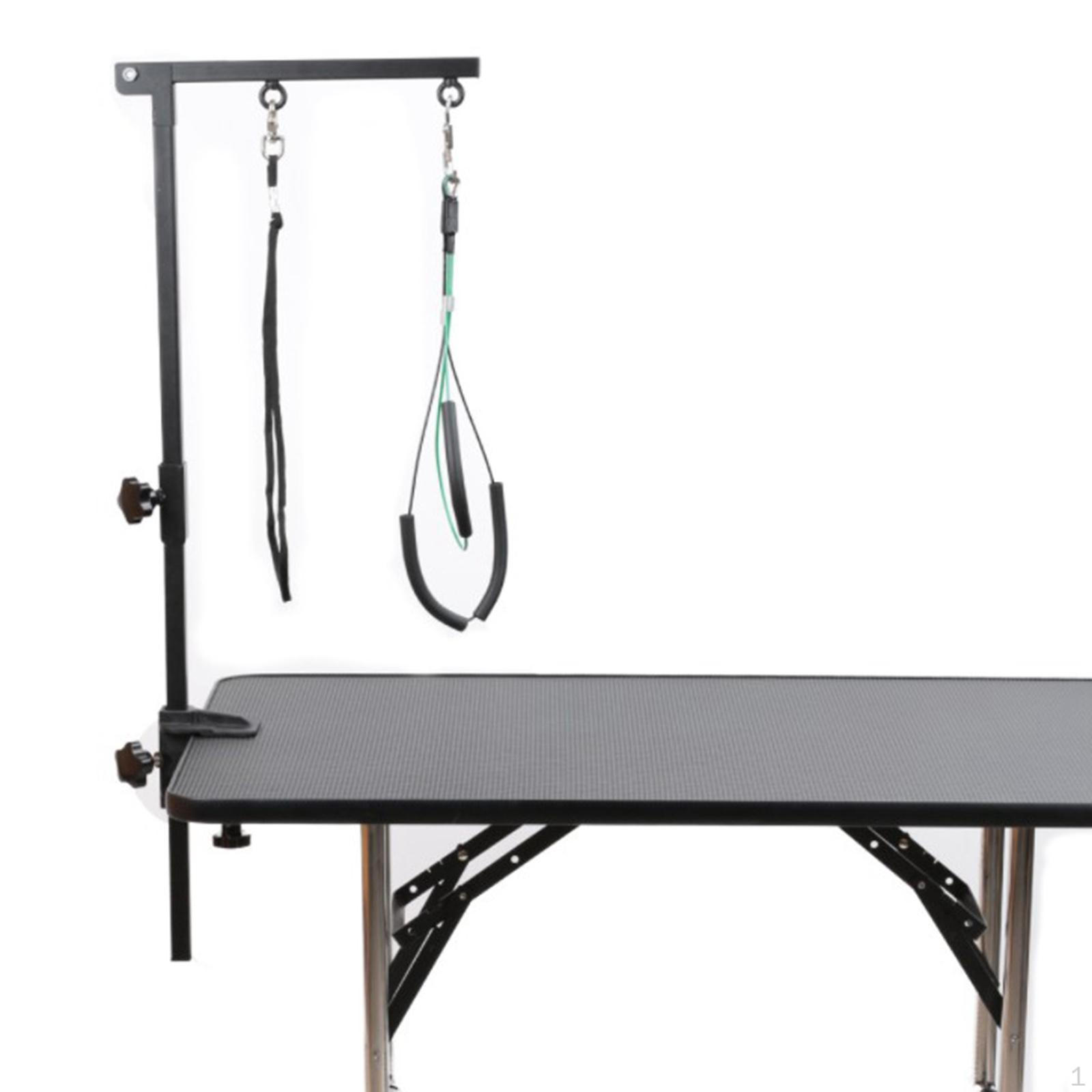 

Pet Grooming Arm with Clamp for Medium and Small Dogs - 35 inch Height Adjustable Two Haunch