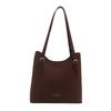 Simple Color Solid Gold Letter Printed Women Casual Tote Bag For Use Daily