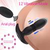 Vibratore anale per uomo massaggiatore prostatico telecomando senza fili vibratore butt plug vibratore per masturbatori adulti giocattoli del sesso anale