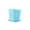Candy Color Mini Basin Square Flower Pot Succulent Plant Trays DIY Transplant Flowerpot Planters Grow Pot Home Office Decor