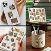 50 World Map Stickers, Maritime Exploration Compass Elements, Waterproof Handbooks, Luggage Box DIY Stickers