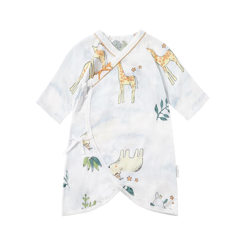 

PurCotton Double-Layer Gauze Newborn Romper Bodysuit 52cm (0-1 month)