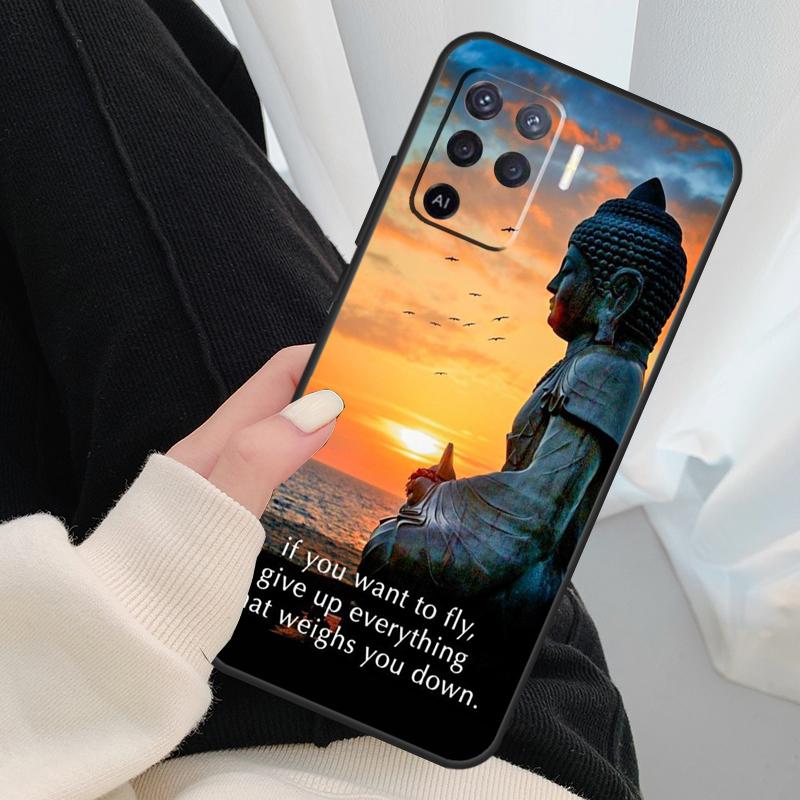 Gautama Buddha Case For Oppo A17 A57 A77 A40 A78 A54 A74 A94 A76 A16 A96 A18 A60 A80 A38 A58 A98 A15 A5 Pro