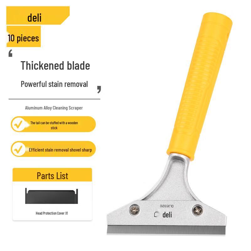 

Deli Tools DL359210 Aluminum Alloy Stain & Adhesive Removal Scraper