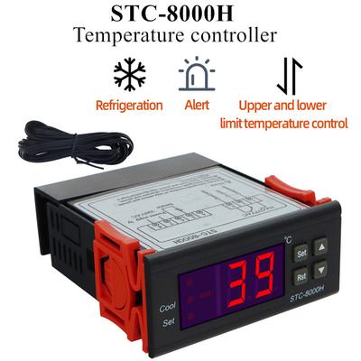 STC-8000H Regulator temperatury LCD Cyfrowy mikrokomputer Termostat Lodówka Kontrola temperatury Termoregulator z ogrzewaniem i chłodzeniem
