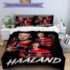 3pcs Haaland12 Design Cover Set - HD Printed Bedding with 1 Cover and 2 Pillowcases - Perfect for Home and Dorm Decor