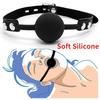 1pcs Silicone Breathable Ball Gag for Adult Bondage Restraints Adult Sex Games Toy