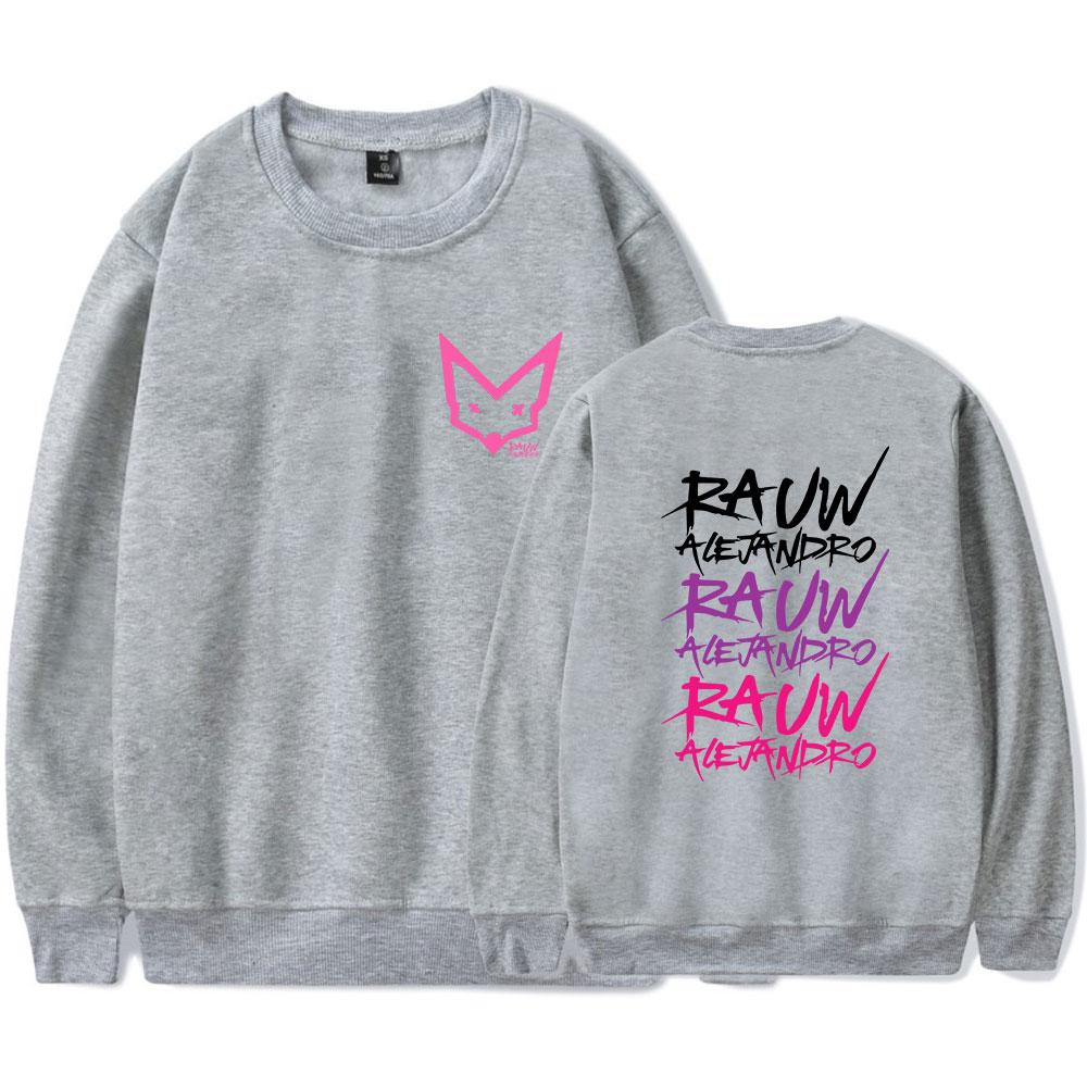 Rauw Alejandro Round Neck Sweater Men/Women Harajuku Hoodie Streetwear Sweatshirts Fashion Tops Casual Teenager Clothes