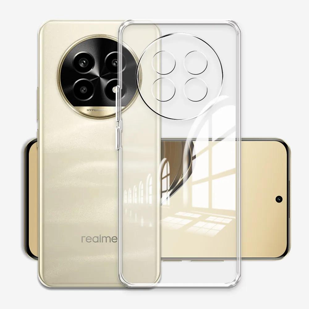 For Realme 13 Pro Plus 5G Case Clear Soft Silicone Phone Case For Realme 13Pro+ Realme 12 Clear Shockproof Protect Cover Coque