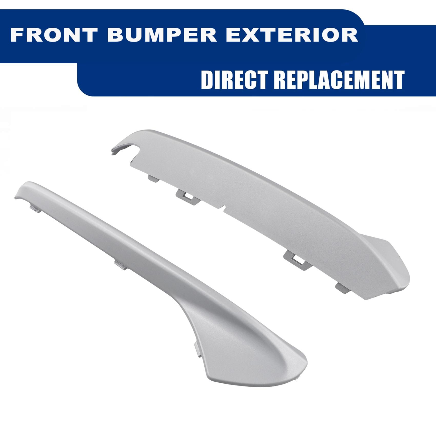 A58X-Left+Right Front Bumper Outer Grille Trim Molding For BMW X6 F16 2015- 51117343259 51117343260