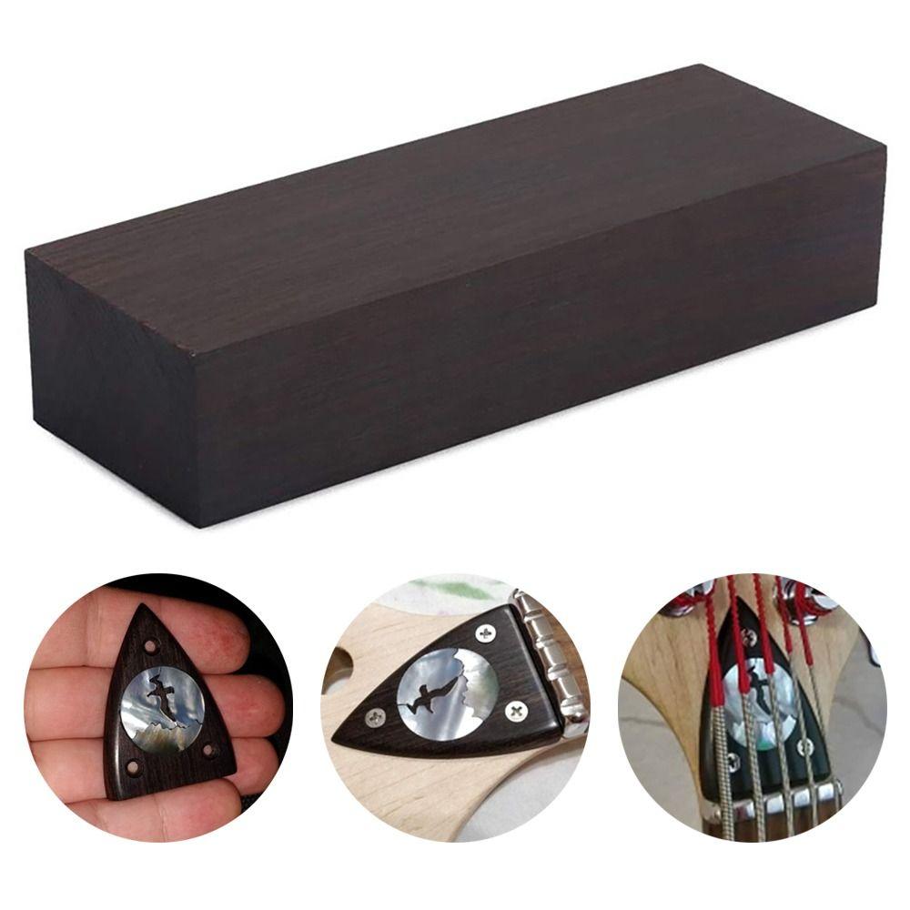 120*40*25mm Ebony Wood DIY Material Blank Ebony Wood Practical Ebony Lumber