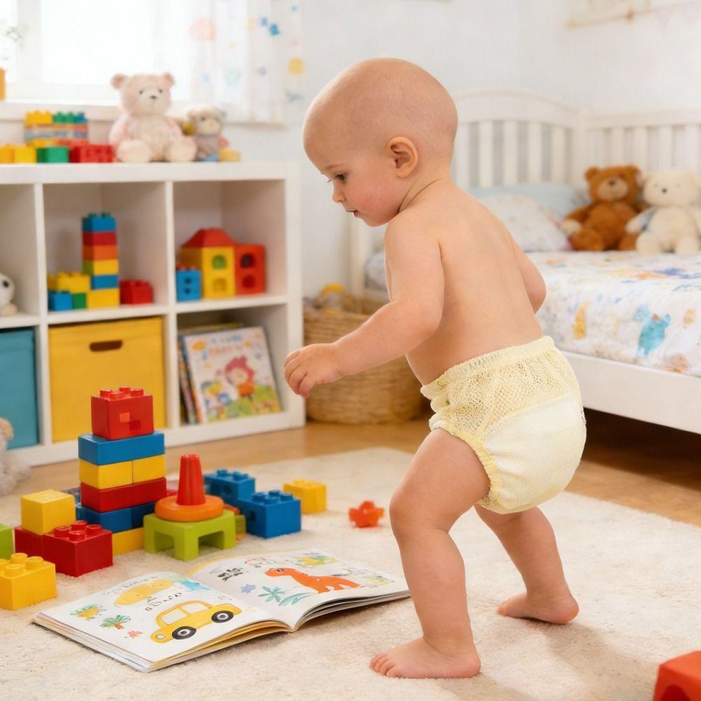 Breathable Baby Training Pants Waterproof Reusable Nappies Baby Washable Diaper  for Boys Girls