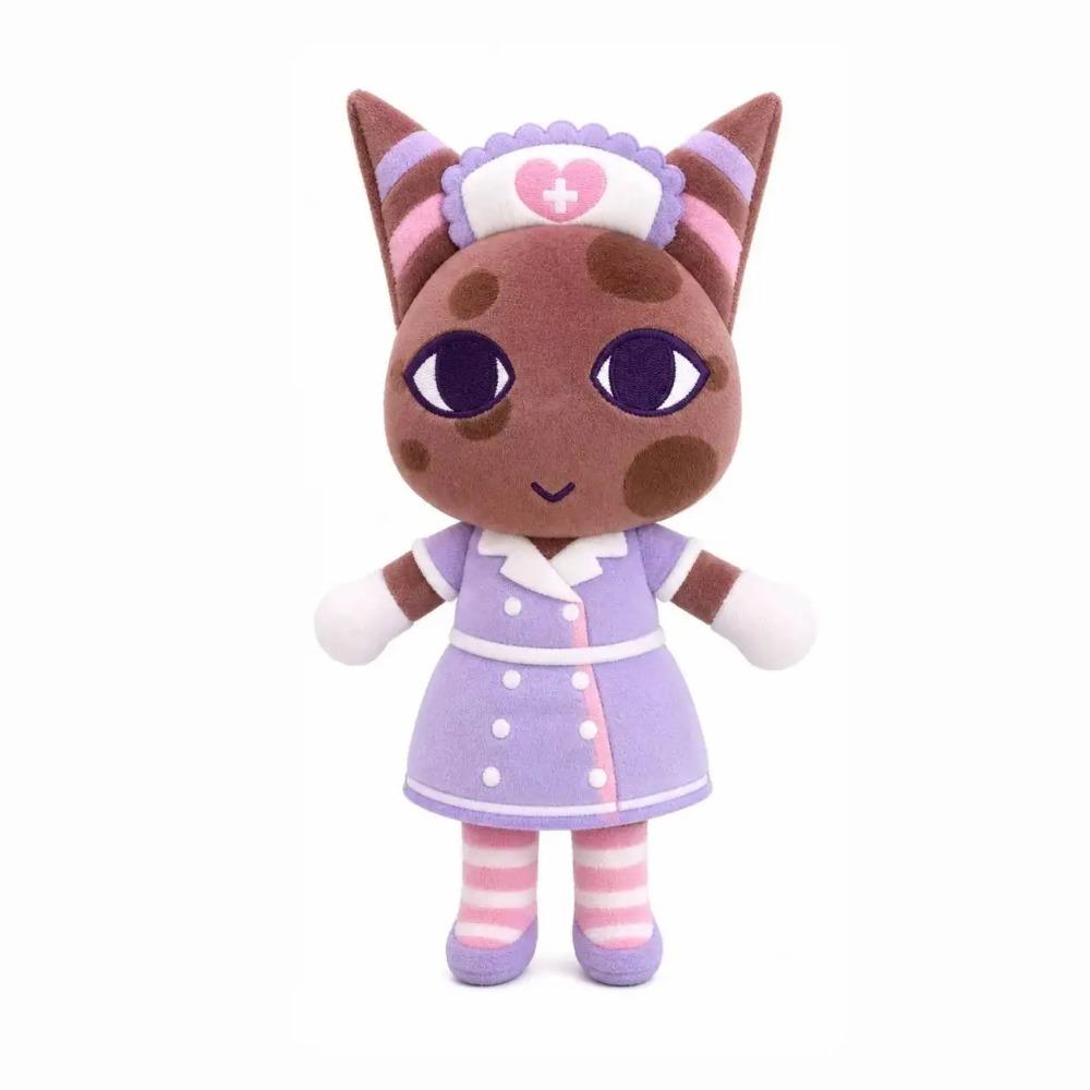 Juego Caliente Hospital de Animales Peluche Dr. Muñeco de Peluche Suave de Dibujos Animados Harlow Ratthew Enfermera Acosadora Peluche Coleccionable Regalo