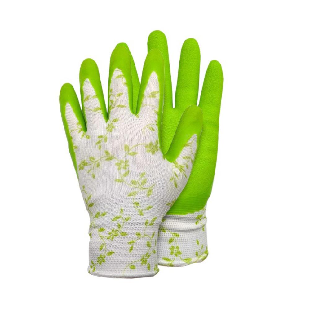 3Pairs Breathable Latex Foam Gloves Comfortable Working Glove Durable Gardening Gloves  For Women