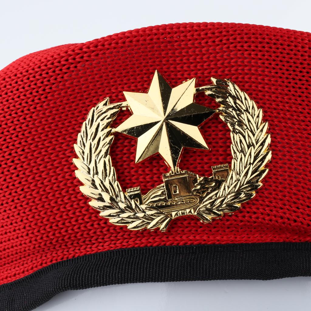 Cappello da Marinaio Berretto a Maglia Rete Cappello da Marinaio Costume 56cm Ottagramma Rosso