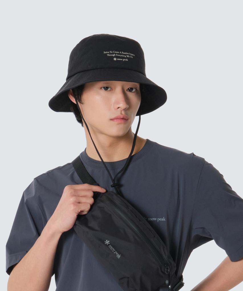 SNOWPEAK APPAREL Camp Hat (S26Zucha18) Black