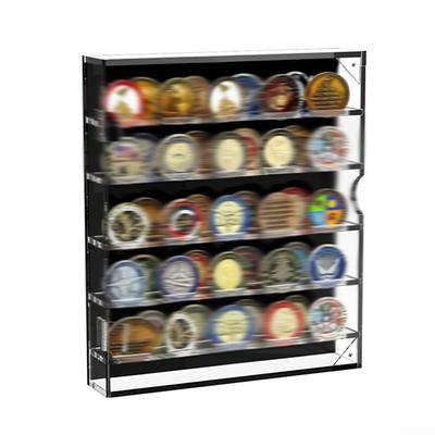 Dust Badge Collection Display Cabinet Round Fitment