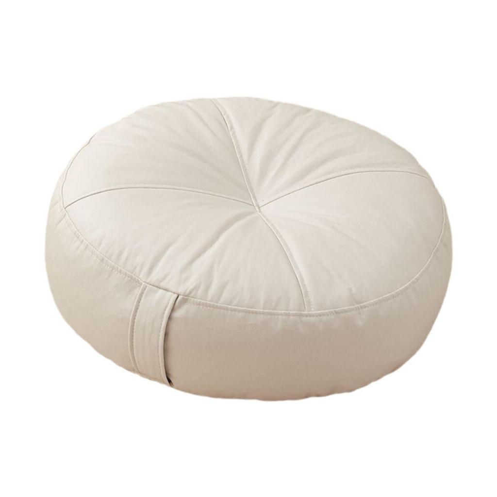 Small Round Floor Cushion Pad Soft PU Chair Pillow for Home Decor Living Room Indoor Outdoor Use