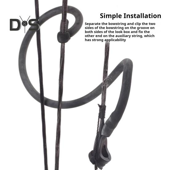 Gummischlauch für die Sehne des Compound-Bogens, Guckloch für Bogenschießen, Guckloch für die Sehne für die Jagd, Schießsport-Zielzubehör