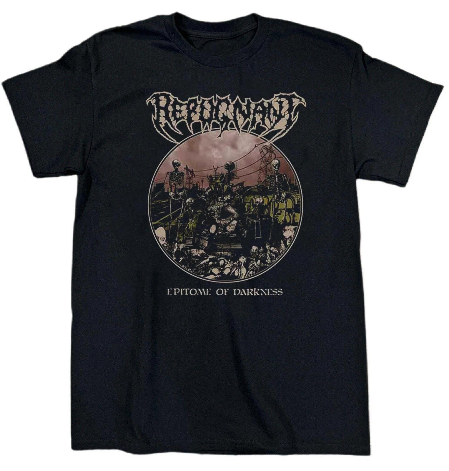 Repugnant - Epitome of Darkness Heavy Cotton Black T Shirt S-5XL TR551 XXL