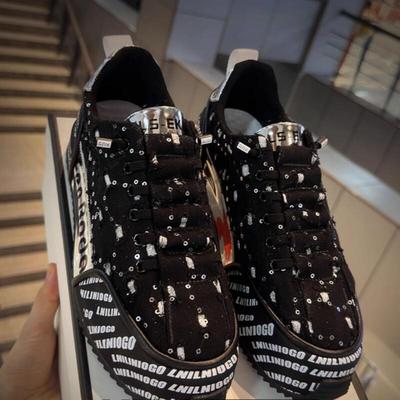 Modne wsuwane męskie buty letnie płócienne niewidoczna podwyższana podeszwa buty hip hopowe jasny jasny przód codzienne buty sportowe 15