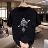 Women Men Cotton T Shirt Round Neck Short Sleeve Print Casual T-shirts