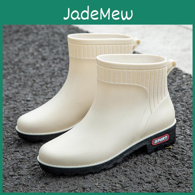 Shoes Shoes Rain Female Water Low Tube Warm Padded Cotton Rain Boots Students Korean Wear Rubber Shoes Fashion Waterproof Nonslip Sets Of Shoes