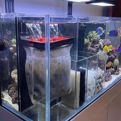 Effiziente Filtration Aquarium-Filterbeutel Kompakter Hängefilter Wasserpumpenkasten Tropfzirkulationssystem Wandmontage