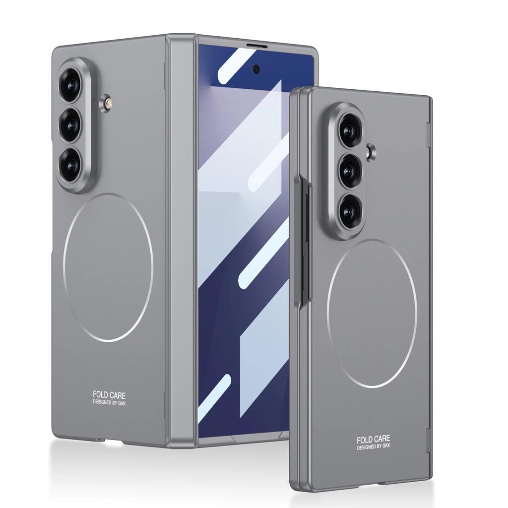 Magnetic Hinge Protective for Samsung Galaxy Z Fold 7 8 Ultra Wide Case with Glass Film Fold7 Fold8 Magsafe Shockproof Cover