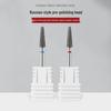 Russian Manicure Tool: 3-in-1 Diamond Cone for Dead Skin & Nail Carving