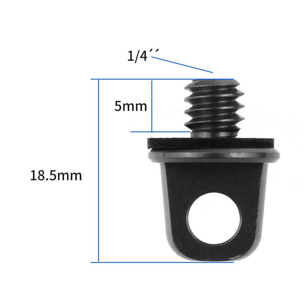 FEICHAO Shoulder Strap Screw 1/4-20 3/8'' Screw Connecting Adapter For DSLR Camera Shoulder Sling Neck Strap Belt Camera Part