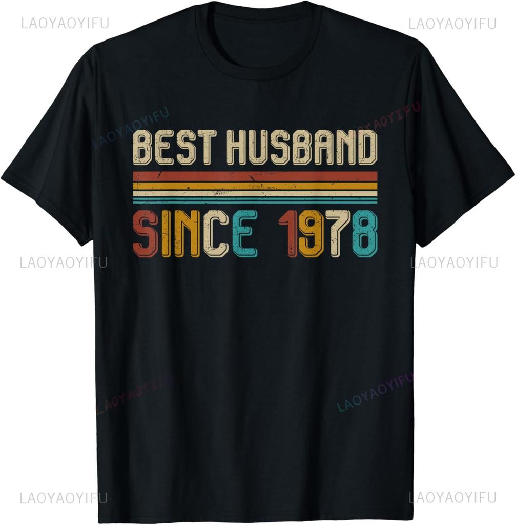 Funny Birthday Gift Man Woman Vintage 1978 T-Shirt Unisex Style T-shirt for Women Men Clothing Oversized Top Outdoor Pullover